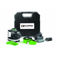 KAPRO 883HG kryžminių linijų lazeris Green 3D (BE MAGNETINIO LAIKIKLIO)